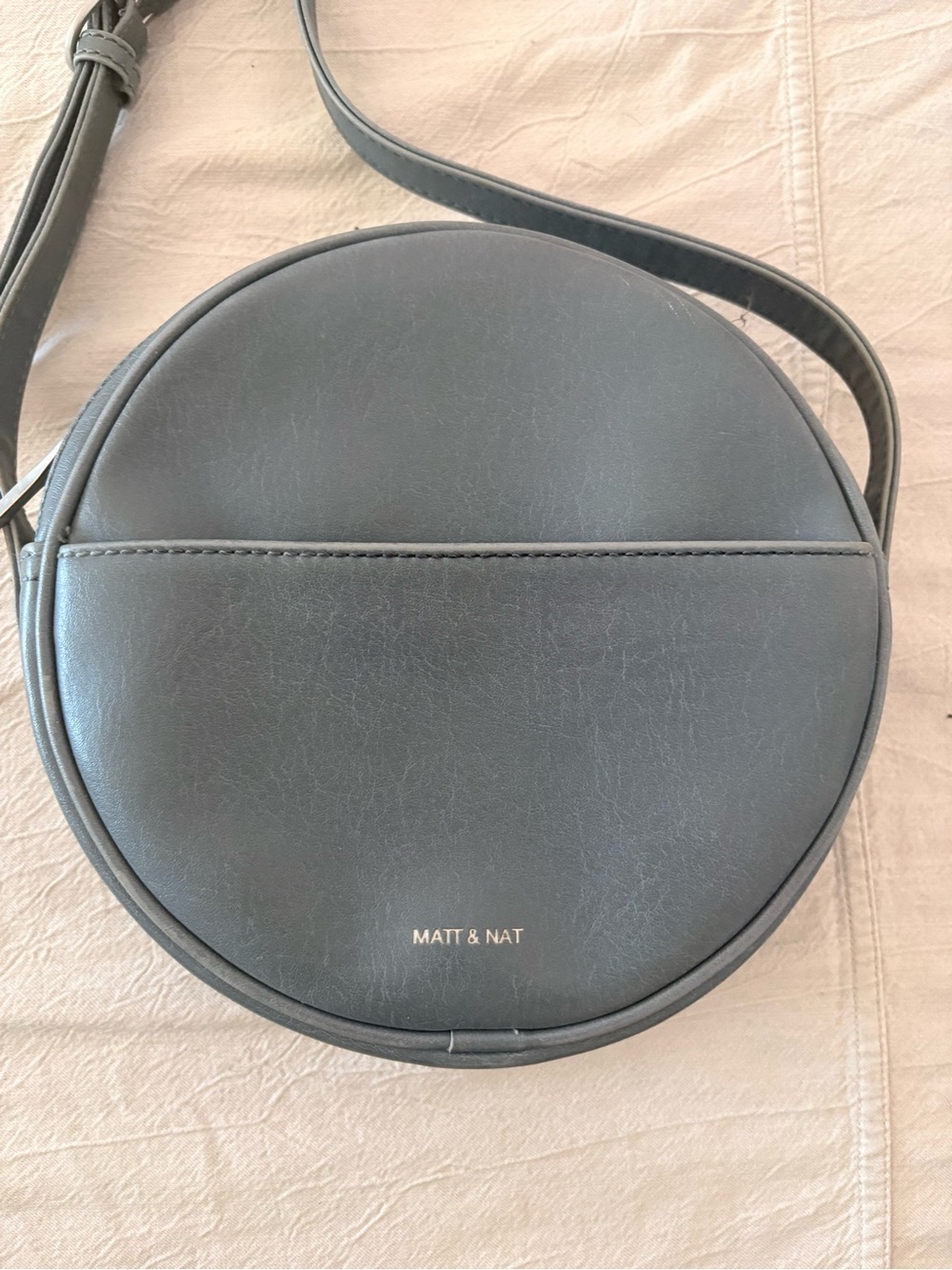 Matt & Nat Teal Round Crossbody Bag